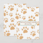 Kinderverjaardag in Jungle stijl Bedankkaart (Voorkant / Achterkant)