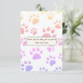 Kinderverjaardag in Jungle stijl Bedankkaart (Staand voorkant)