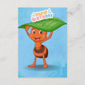 Kinderverjaardag uitnodiging informatiekaartje (Achterkant)