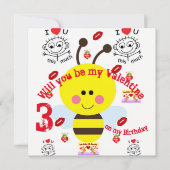 kinderverjaardags uitnodigingskaartjes kaart (Voorkant)