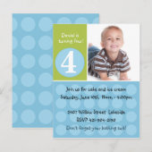 Kinderverjaardagsfeest Uitnodiging Briefkaart (Voorkant / Achterkant)