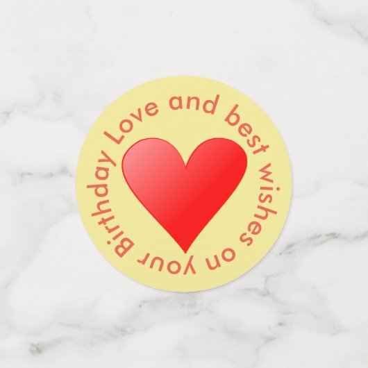 Kinderverjaardagsfeestje Confetti (Kleine voorkant)