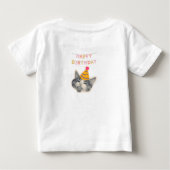 Kinderverjaardagsfeestje Dinosaurus Pret Design (Achterkant)