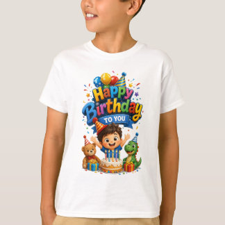 Kinderverjaardagsfeestje T-shirt