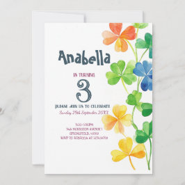 Kinderverjaardagsfeestje Uitnodiging op Patrick da