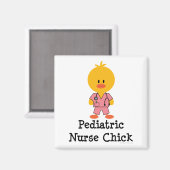 Kinderverpleegkundige Chick Magnet (Voorkant / Achterkant)