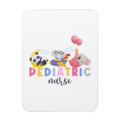 Kinderverpleegkundige Dierensafari Zoo Peds Verple Magneet (Verticaal)