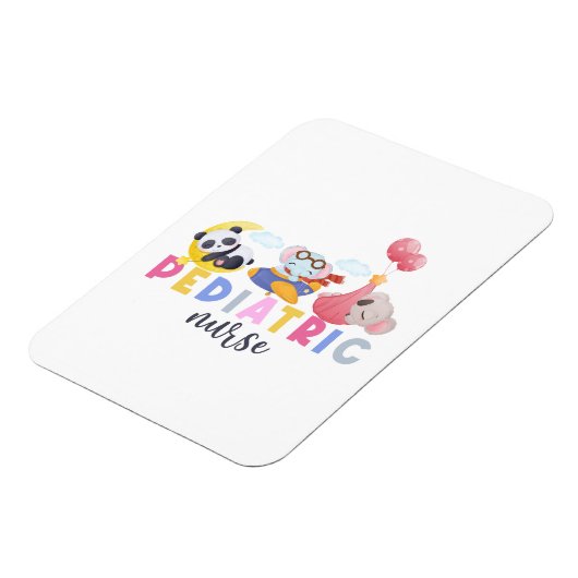 Kinderverpleegkundige Dierensafari Zoo Peds Verple Magneet (Linkerzijde)