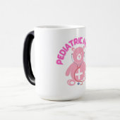 Kinderverpleegkundige, kinderverpleegkundige, arts magische mok (Voorkant links)