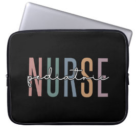 Kinderverpleegkundige | Peds Nurse PICU Zuster-gif Laptop Sleeve