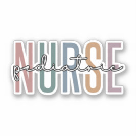 Kinderverpleegkundige | Peds Nurse PICU Zuster-gif Sticker