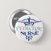 Kinderverpleegkundige Ronde Button 5,7 Cm (Voorkant /achterkant)