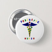Kinderverpleegkundige Ronde Button 5,7 Cm (Voorkant /achterkant)
