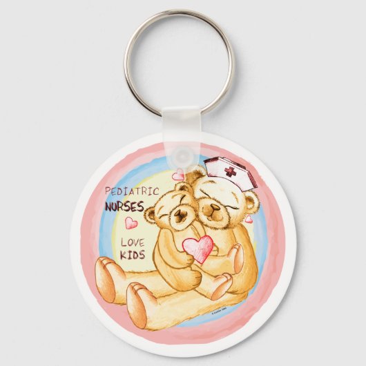 Kinderverpleegkundige Sleutelhanger (Voorkant)