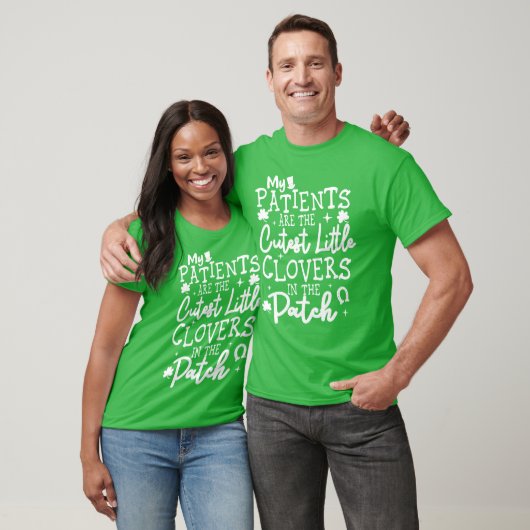 Kinderverpleegkundige St Patrick's Day Irish Docto T-shirt (Unisex)