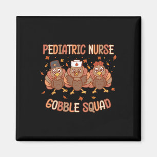 Kinderverpleegkundige Turkije Gobble Squad Peds Nu Magneet