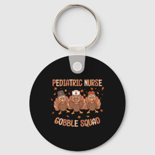 Kinderverpleegkundige Turkije Gobble Squad Peds Nu Sleutelhanger