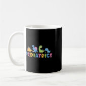 Kinderverpleegster Dinosaur Cute Ped Koffiemok (Links)
