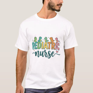 Kinderverpleegster Dinosaur Vintage Style T-shirt