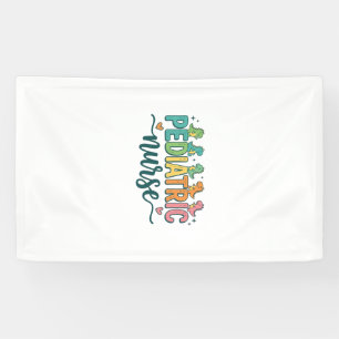 Kinderverpleegster Dinosaur Vintage Style T-shirt  Spandoek