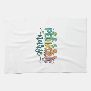 Kinderverpleegster Dinosaur Vintage Style T-shirt Theedoek