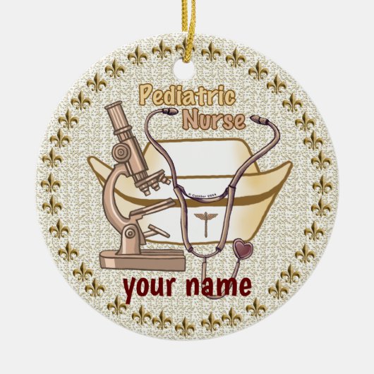 Kinderverpleegster ornament (Voorkant)