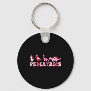 Kinderverpleegster Peds Verpleging Cute Dinosaurs Sleutelhanger