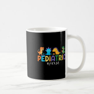 Kinderverpleegster Peds Verpleging Dinosauriër Waa Koffiemok