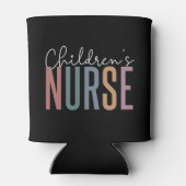 Kinderverpleegster | Retro Kinderverpleegkunde Blikjeskoeler (Achterkant)