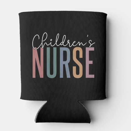 Kinderverpleegster | Retro Kinderverpleegkunde Blikjeskoeler (Achterkant)