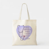 Kinderverpleegster Stethoscoop Tote Bag (Achterkant)