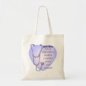 Kinderverpleegster Stethoscoop Tote Bag (Voorkant)