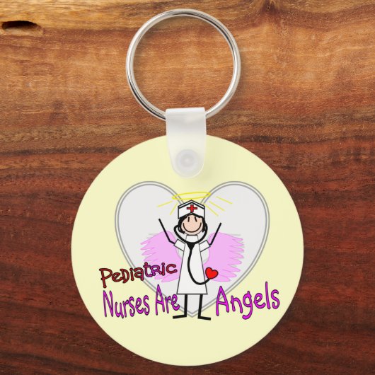 Kinderverpleegsters zijn Angels Sleutelhanger (Voorkant)