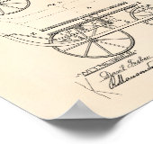 Kindervervoer 1889 oude kinderpoep poster (Hoek)