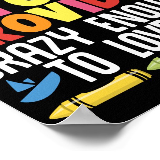 Kinderverzorger genoeg om overdag te zijn poster (Hoek)