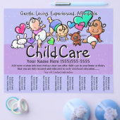 Kinderverzorging.Babyzittend.Day Care.Aangepaste t Flyer (Enkel)