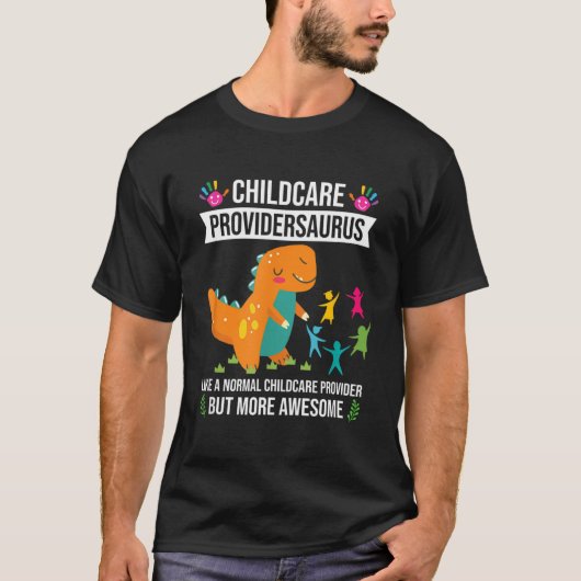 Kinderverzorging Providersaurus Dinosaur Kinderver T-shirt (Voorkant)
