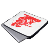 Kindervlag van Gaspard - laptophoes Laptop Sleeve (Voorkant onderkant)