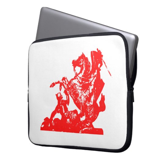 Kindervlag van Gaspard - laptophoes Laptop Sleeve (Voorkant Links)