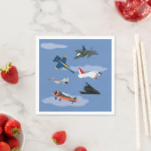 Kindervliegtuig en Jet Party Servet (Insitu)