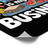 Kindervoeding is mijn zakelijke lunch Lady School  Poster (Hoek)