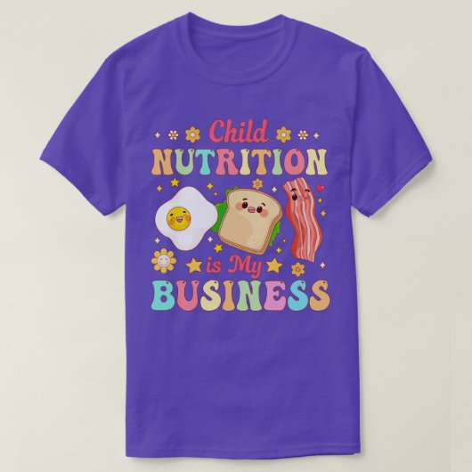 Kindervoeding is mijn zakenvrouw, Lady Cafeteri T-shirt (Design voorkant)