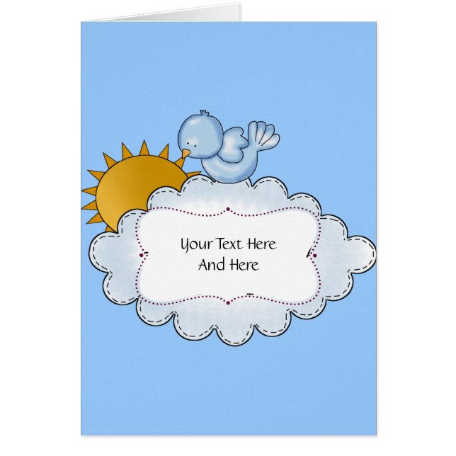 Kindervogel Zon Jij Bent Mijn Zonneschijn (Voorkant)