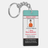 Kindervolwassene - Medische waarschuwingskaart Sleutelhanger (Voorkant Links)