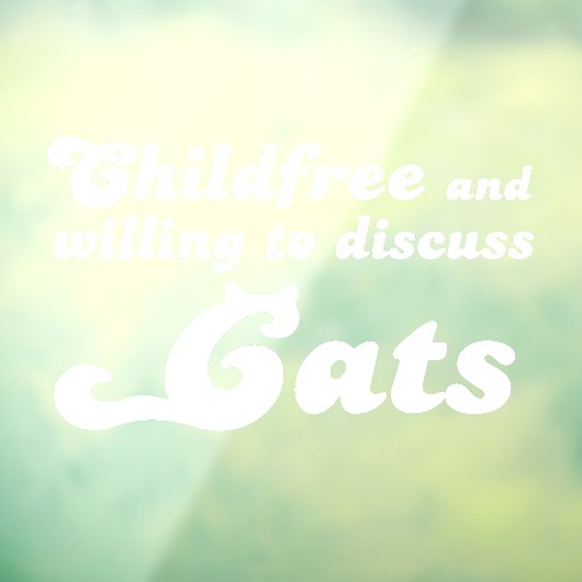 Kindervrij... Raamsticker (Vel 3)