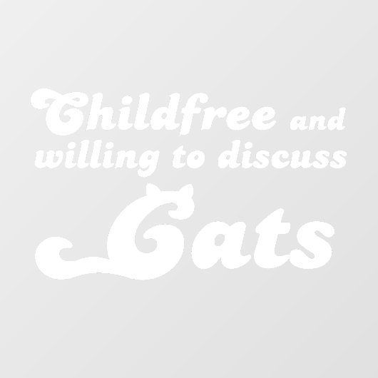 Kindervrij... Raamsticker (Vel)