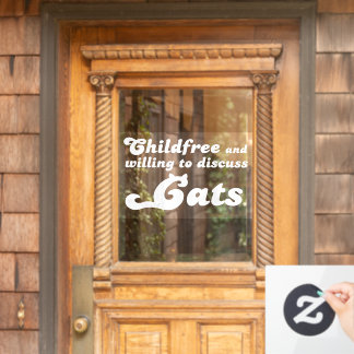 Kindervrij... Raamsticker