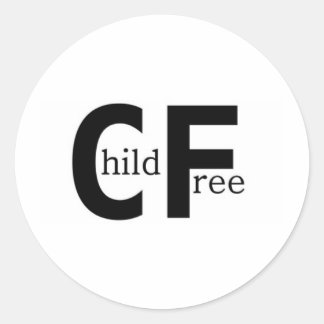 Kindervrij Ronde Sticker