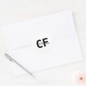 Kindervrij Ronde Sticker (Envelop)