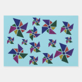 Kinderwaaier Gift Wrap Inpakpapier Vel (Voorkant)